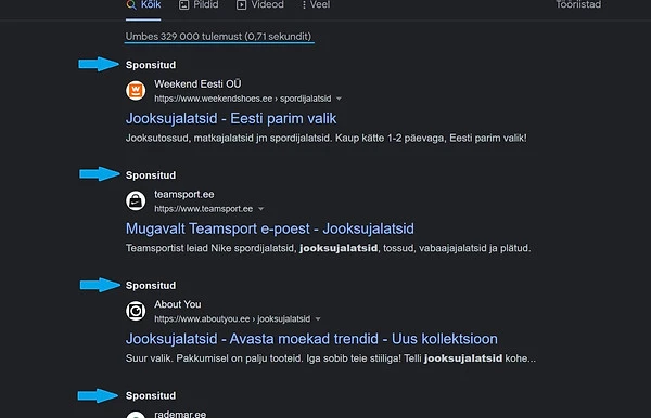 digiturundus google reklaam otsing