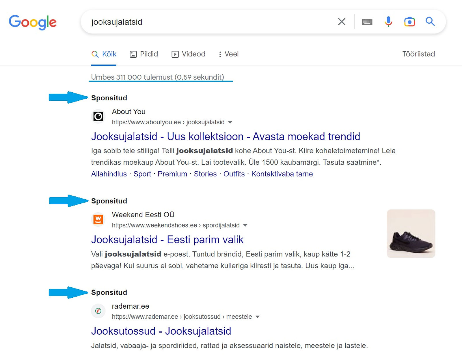 google tekstreklaam