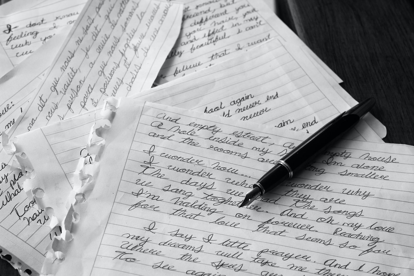 a hand written letter by Ire Photocreative